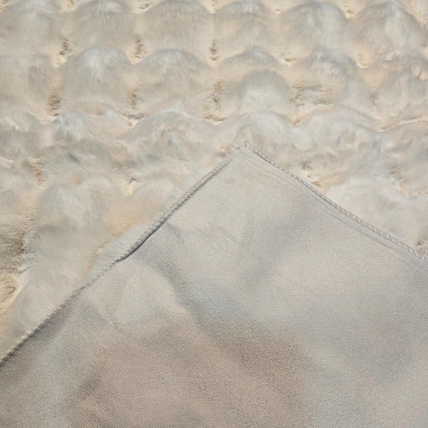 ALFOMBRA BAJADA CAMA DORMITORIO SALA ESTAR PELUDA SUAVE - 3