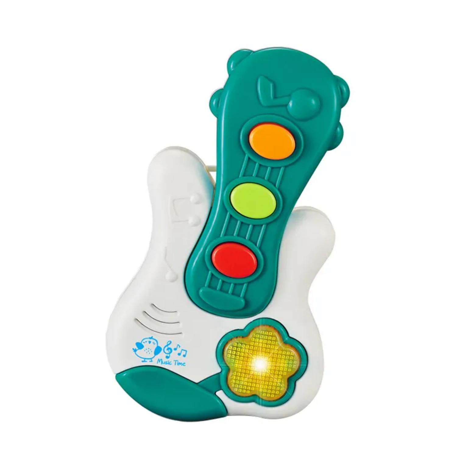 JUGUETE PIANO MÚSICAL CON LUCES SONIDOS FORMA GUITARRA BEBE - 1