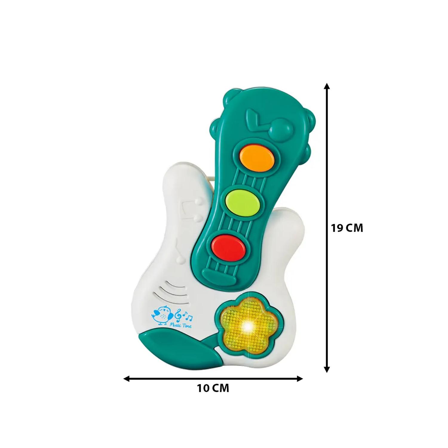 JUGUETE PIANO MÚSICAL CON LUCES SONIDOS FORMA GUITARRA BEBE - 4