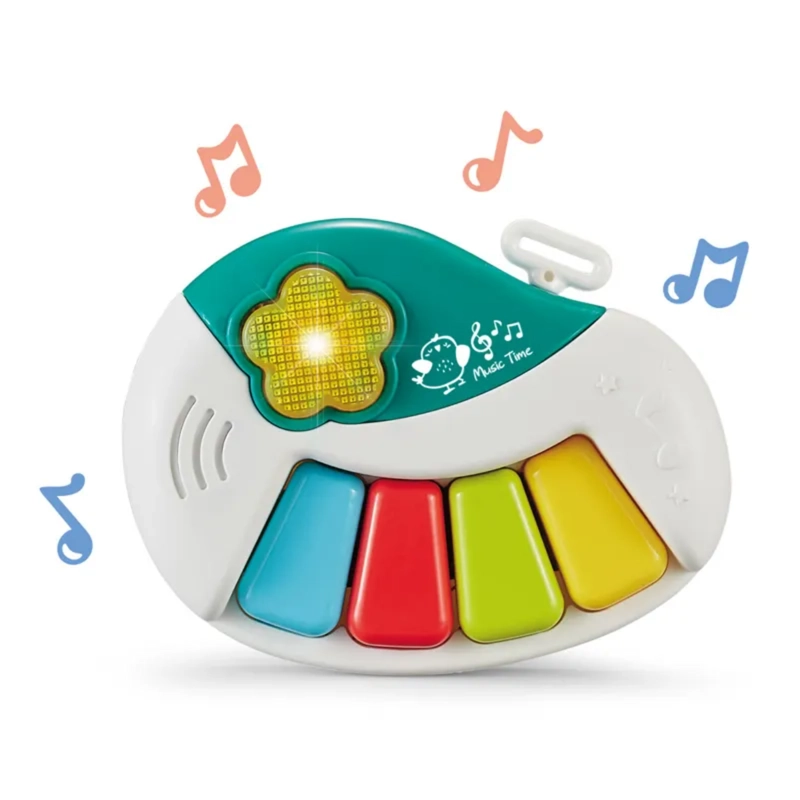 JUGUETE PIANO MÚSICAL CON LUCES SONIDOS INTERACTIVO BEBE - 2