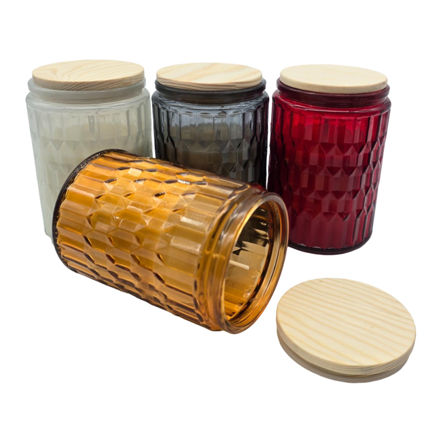 VELA AROMATICA ELEGANTE FRAGANCIA DURADERA VASO DISEÑO COLOR - 6