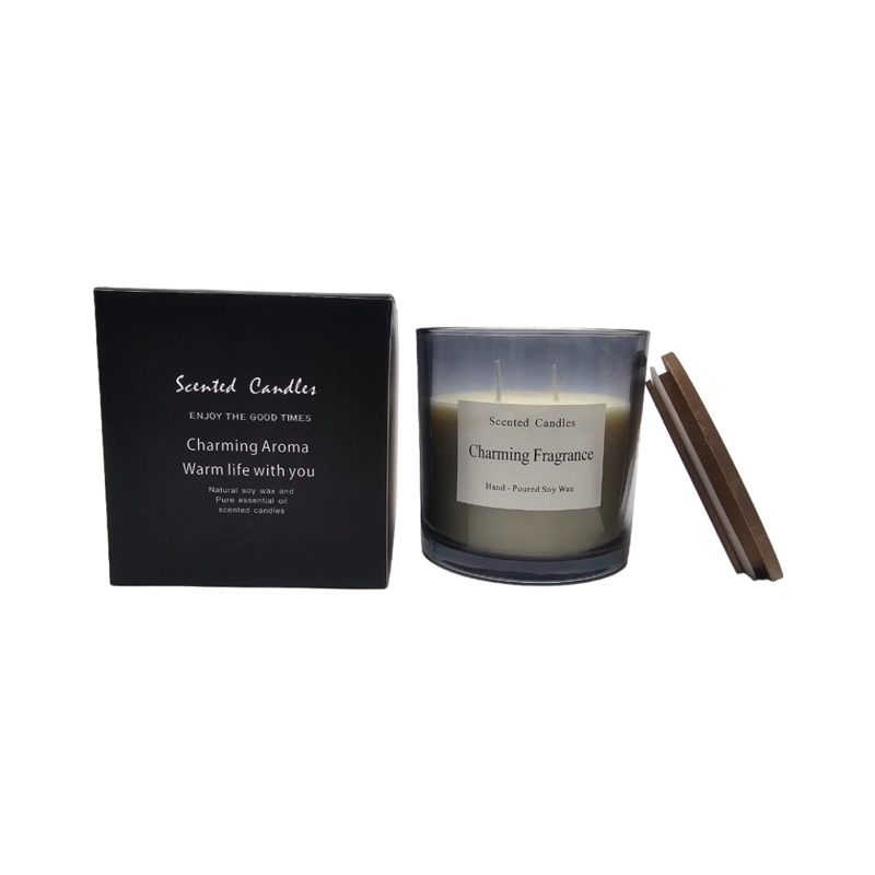 VELA AROMATICA ELEGANTE FRAGANCIA DURADERA RECIPIENTE HUMO - 3