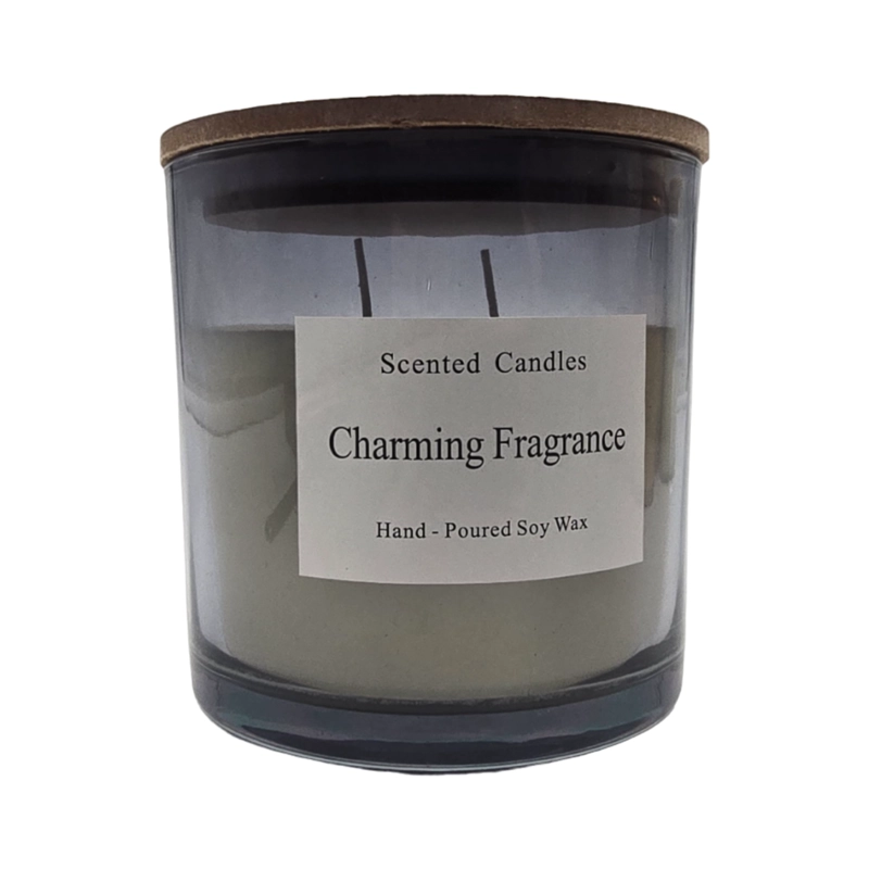 VELA AROMATICA ELEGANTE FRAGANCIA DURADERA RECIPIENTE HUMO - 4