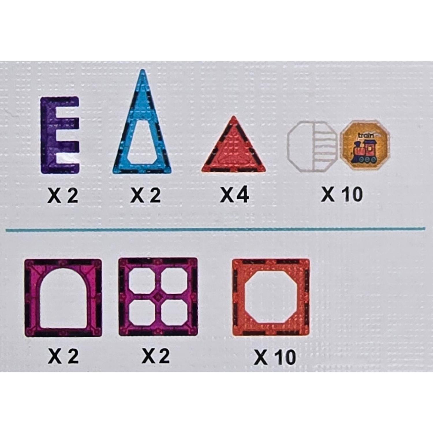 SET CONSTRUCCIÓN MAGNÉTICO PIEZAS MAGNETICAS 32 PIEZAS - 4