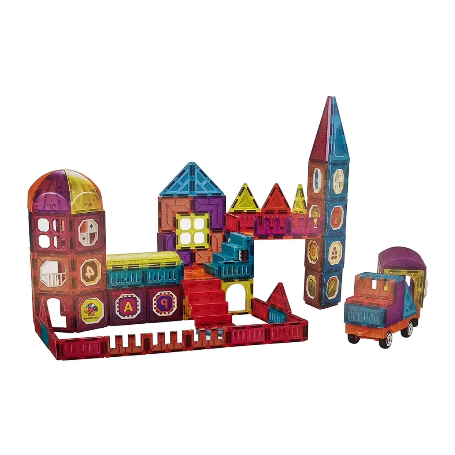 SET CONSTRUCCIÓN MAGNÉTICO PIEZAS MAGNETICAS 32 PIEZAS - 8