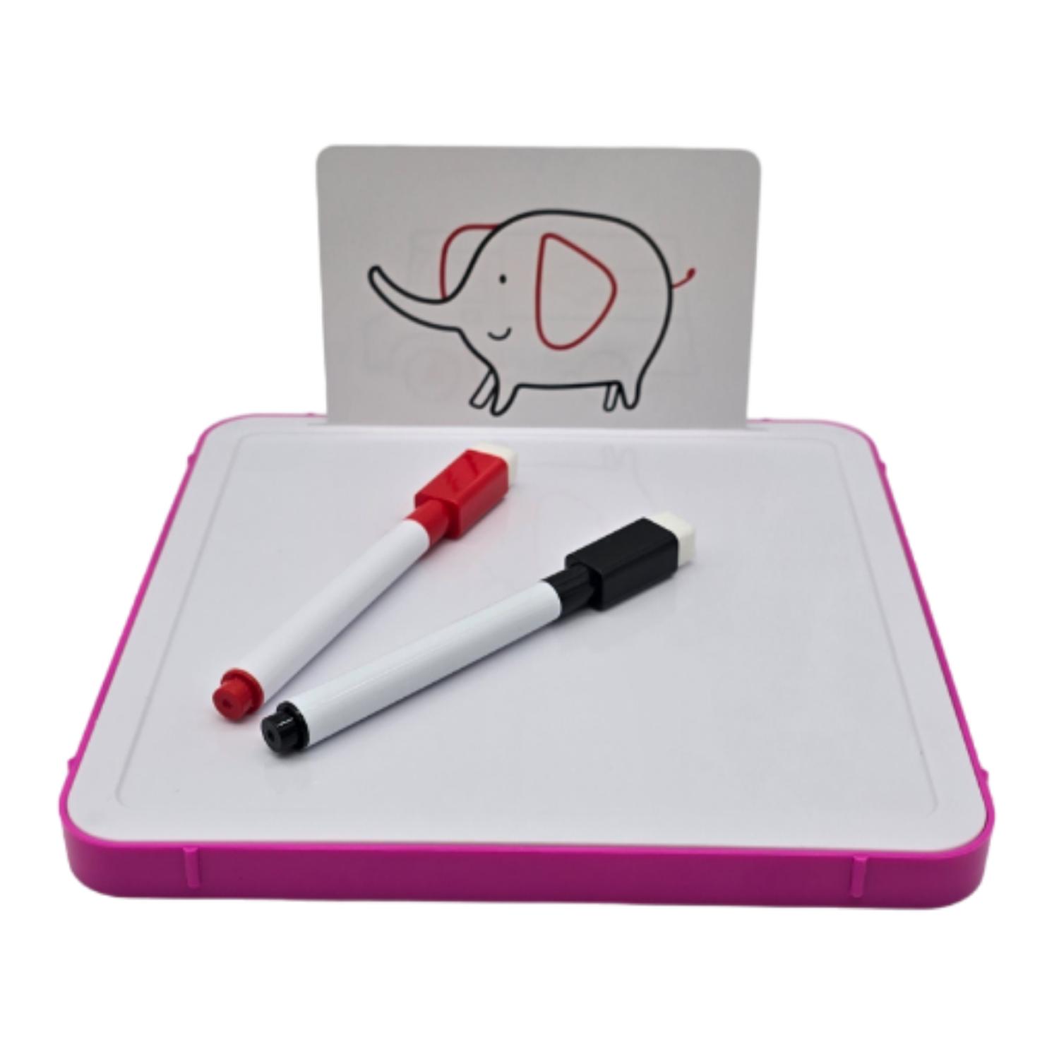PIZARRA MÁGICA DIBUJO MAGNÉTICO NIÑOS DIDÁCTICOS ROSA - 5