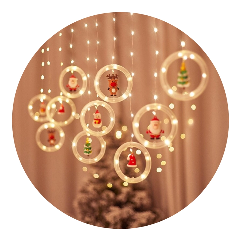 CASCADA GUIRNALDAS DE NAVIDAD LUCES NAVIDEÑAS PASCUA - 1