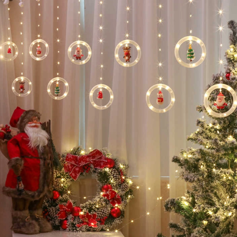 CASCADA GUIRNALDAS DE NAVIDAD LUCES NAVIDEÑAS PASCUA - 5