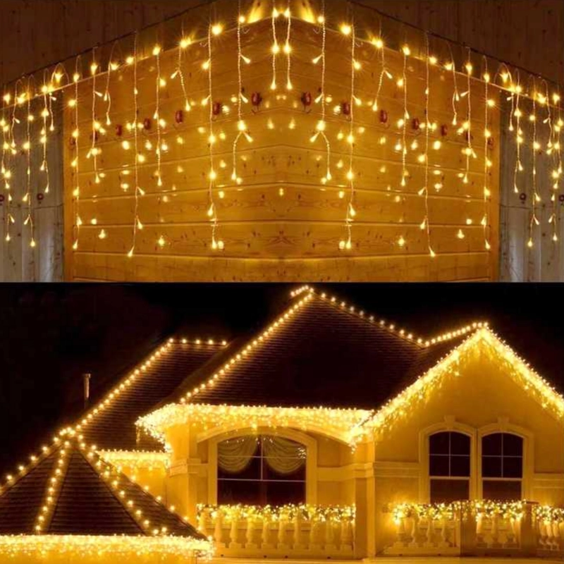 CASCADA LUCES LED CORTINA NAVIDAD BODA MATRIMONIO FIESTAS - 2