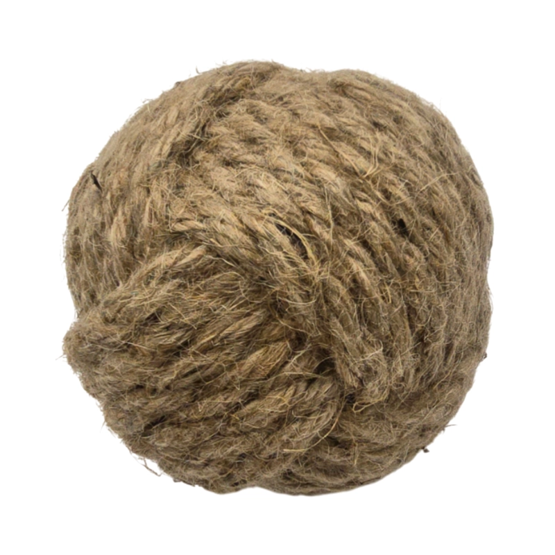 ESFERA DE YUTE CUERDA PARA DECORACION PELOTA DE YUTE CAFE - 1