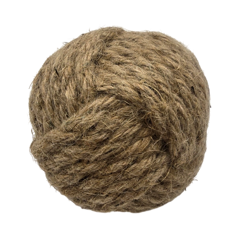 ESFERA DE YUTE CUERDA PARA DECORACION PELOTA DE YUTE CAFE - 2