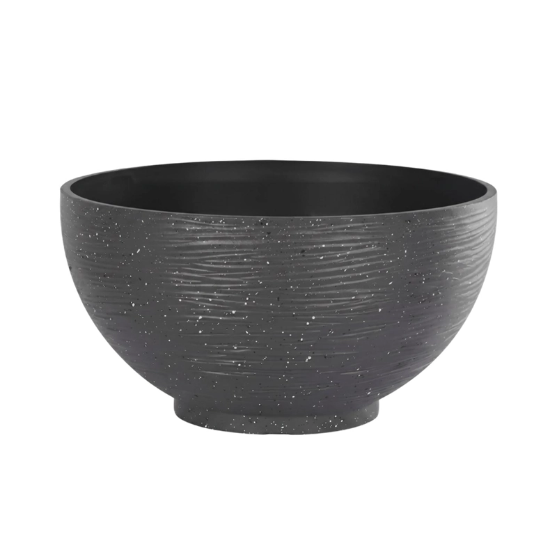 MACETERO PLASTICO SEMI ESFERA PREMIUM DISEÑO A RAYAS S - 1