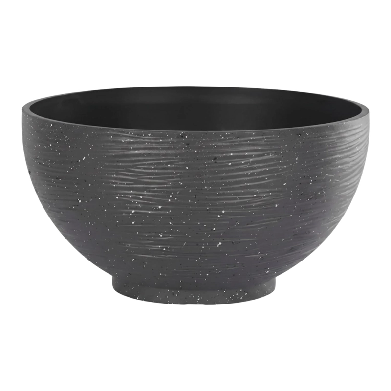 MACETERO PLASTICO SEMI ESFERA PREMIUM DISEÑO A RAYAS M - 1