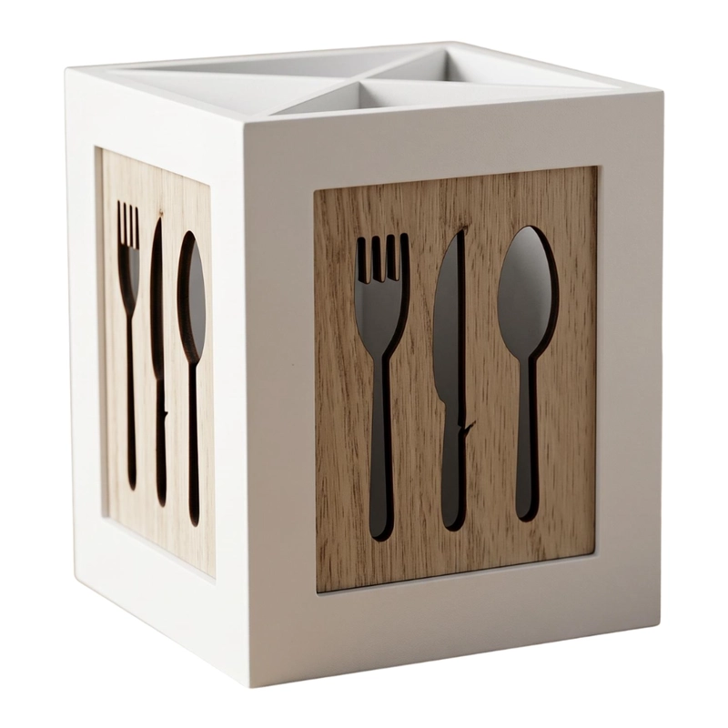 ORGANIZADOR DE SERVICIOS CUBIERTOS DE COCINA PORTA SERVICIOS - 1