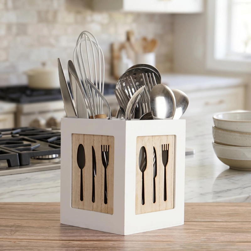 ORGANIZADOR DE SERVICIOS CUBIERTOS DE COCINA PORTA SERVICIOS - 2