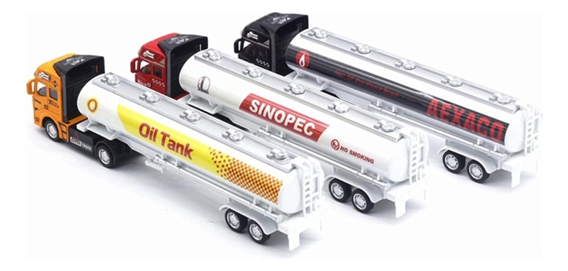 CAMION CISTERNA ALEACION 1:48 MODELO COCHE JUGUETE CISTERNA - 3