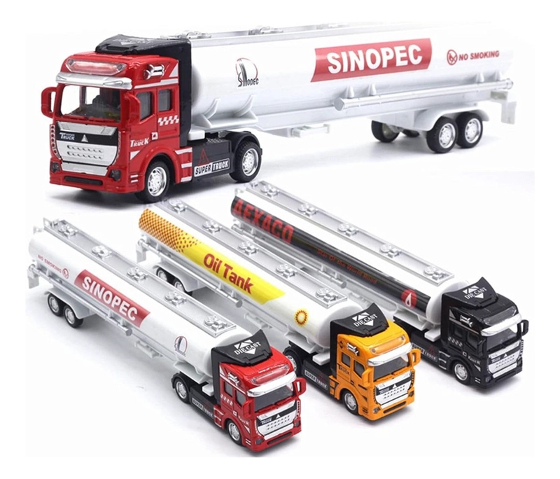 CAMION CISTERNA ALEACION 1:48 MODELO COCHE JUGUETE CISTERNA - 4