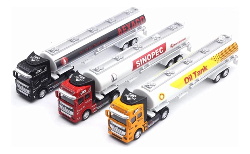 CAMION CISTERNA ALEACION 1:48 MODELO COCHE JUGUETE CISTERNA - 5