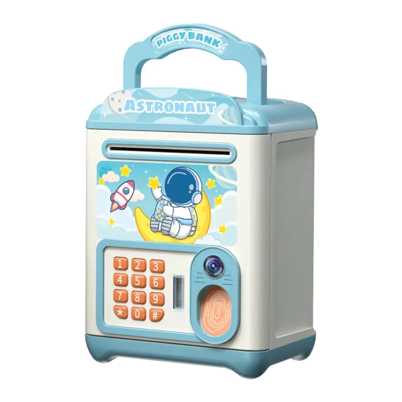 ALCANCIA ELECTRONICA DISEÑOS KAWAII CAJA FUERTE PORTATIL - 1
