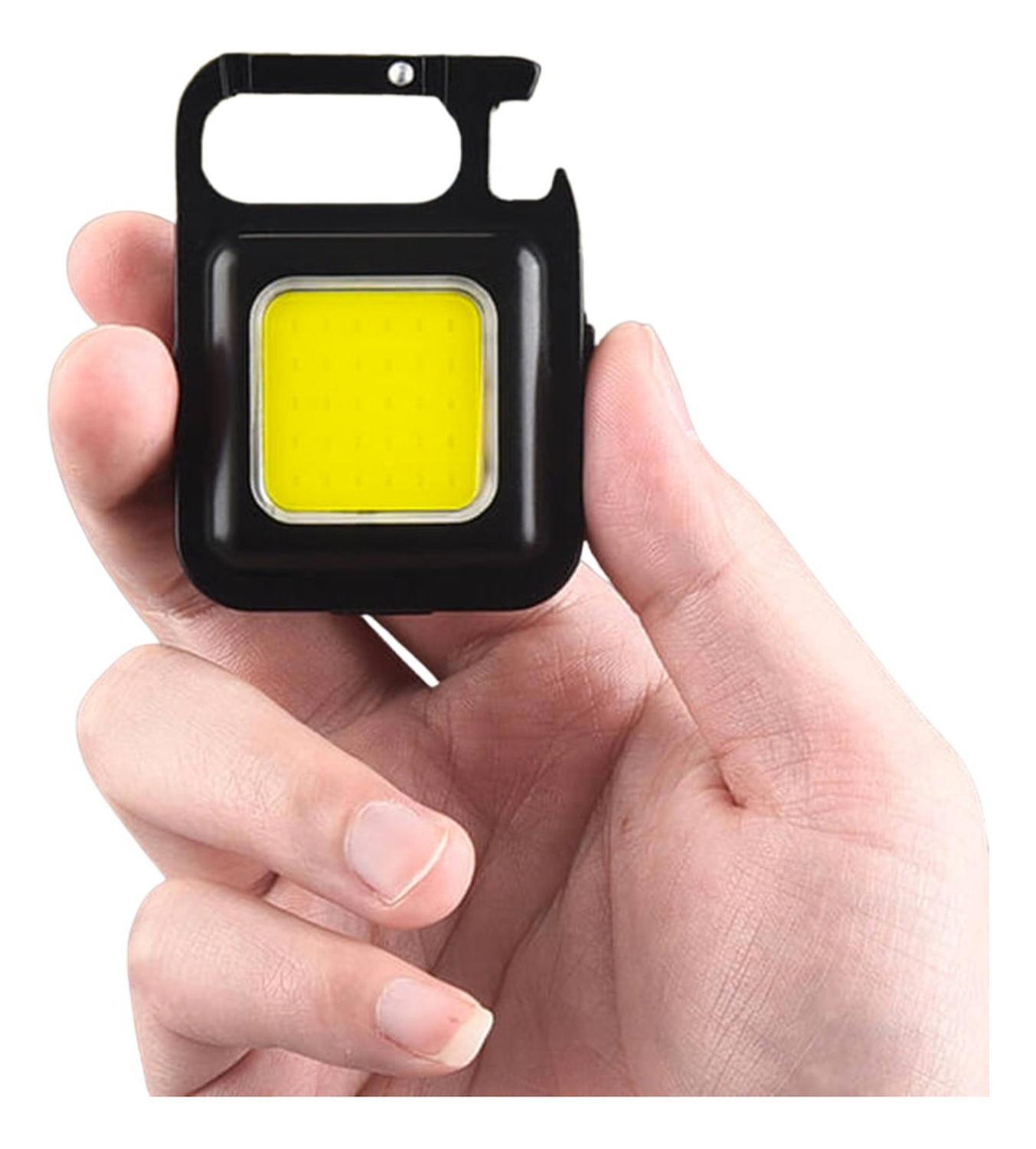 LLAVERO LINTERNA LED RECARGABLE CON DESTAPADOR MULTIFUNCION - 1