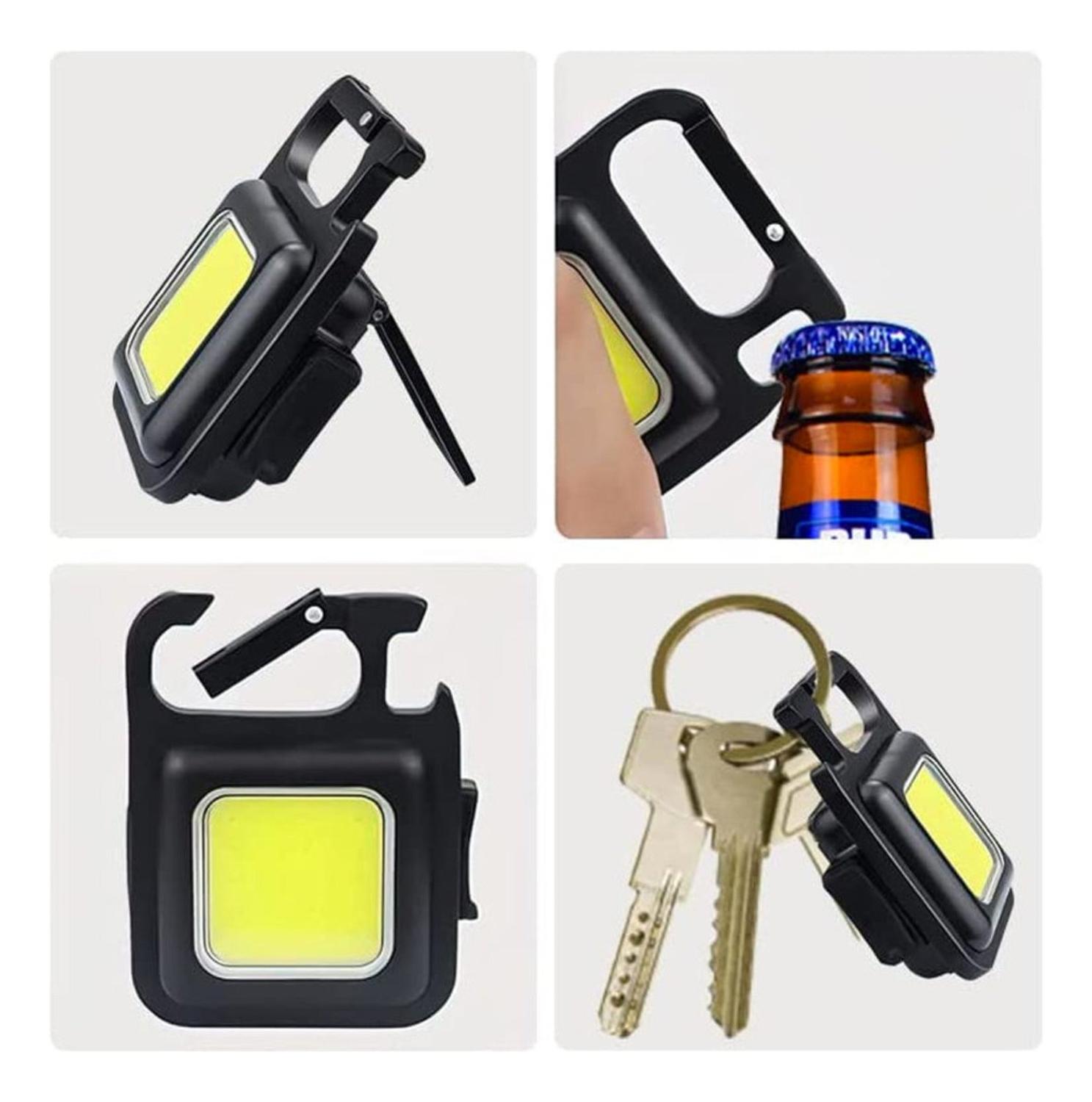 LLAVERO LINTERNA LED RECARGABLE CON DESTAPADOR MULTIFUNCION - 2