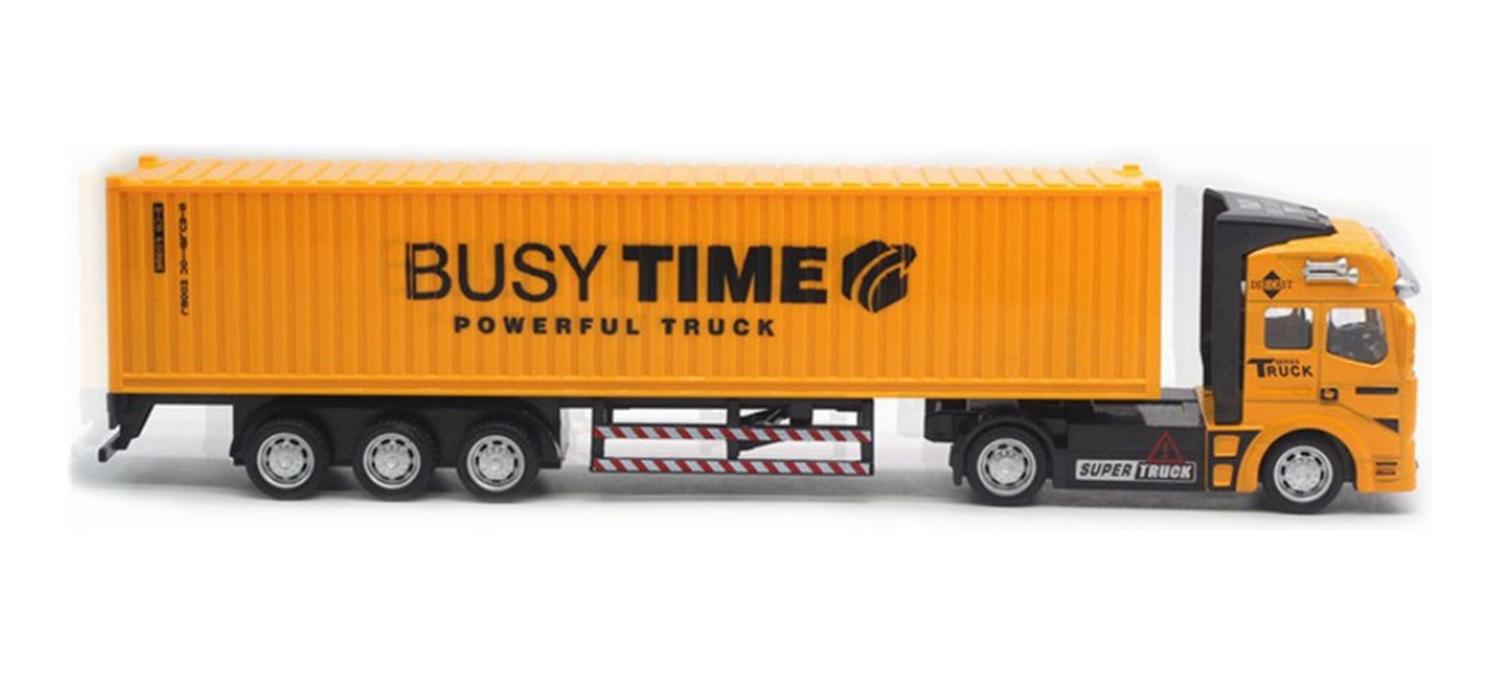 CAMION CONTENEDOR ALEACION 1:48 MODELO COCHE JUGUETE CONTAINER - 1