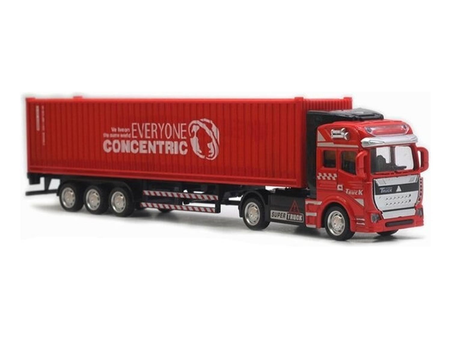 CAMION CONTENEDOR ALEACION 1:48 MODELO COCHE JUGUETE CONTAINER - 1