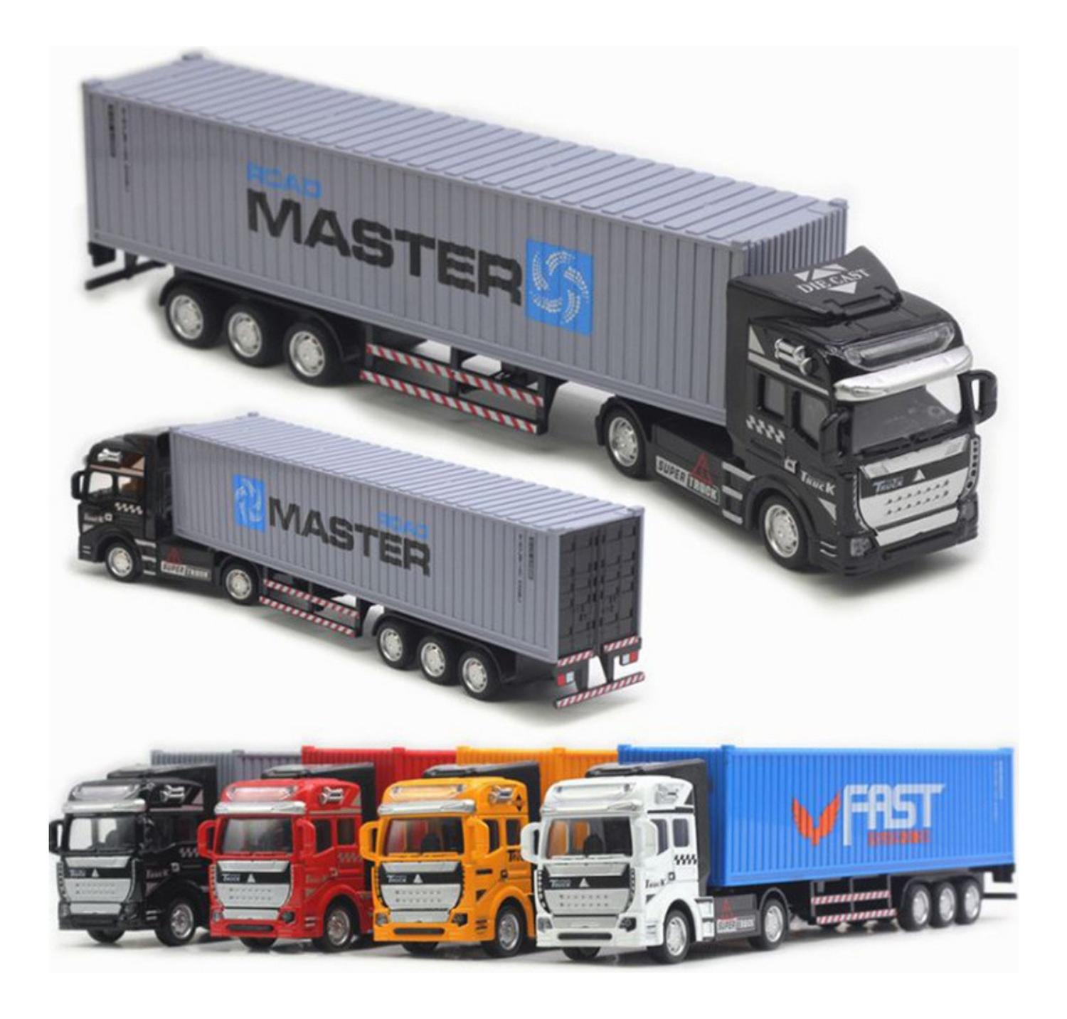CAMION CONTENEDOR ALEACION 1:48 MODELO COCHE JUGUETE CONTAINER - 5