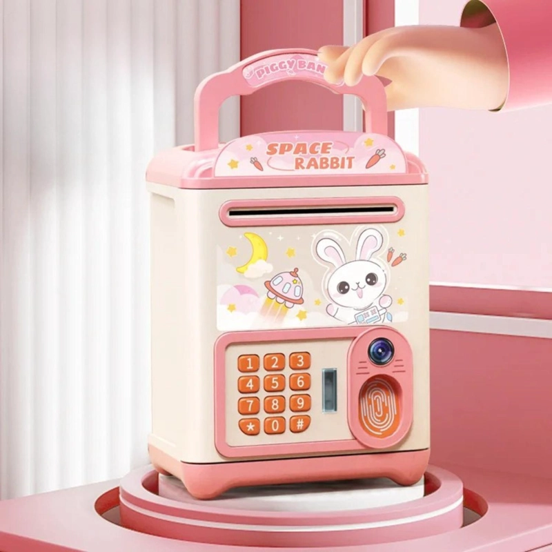 ALCANCIA ELECTRONICA DISEÑOS KAWAII CAJA FUERTE PORTATIL - 2