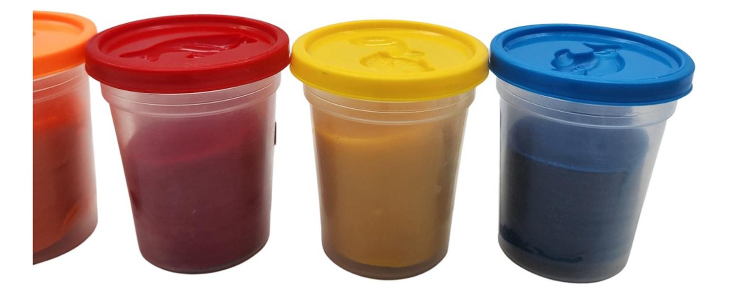 SET DE MASAS CAJA GRANDE 6 COLORES 12 UNIDADES PLASTICINA - 5