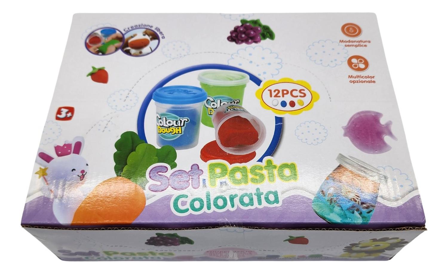 SET DE MASAS CAJA GRANDE 6 COLORES 12 UNIDADES PLASTICINA - 6