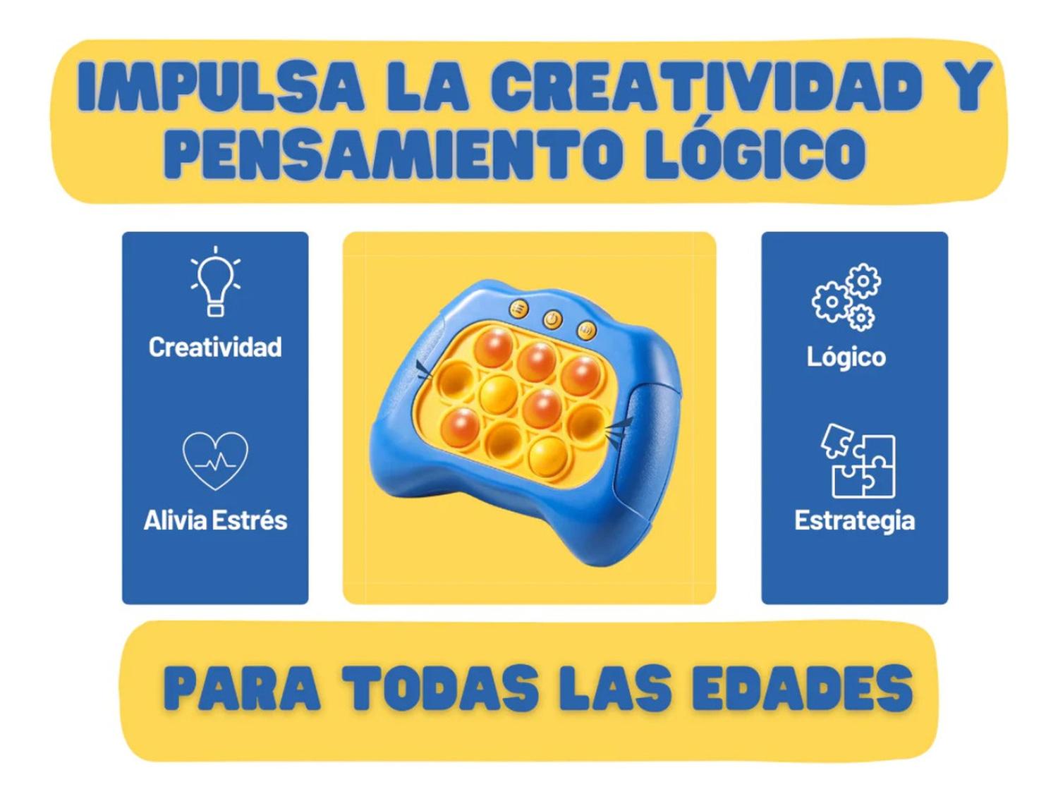 POPIT ELECTRONICO JUGUETE SENSORIAL POP-IT QUICKPUSH TIKTOK - 2