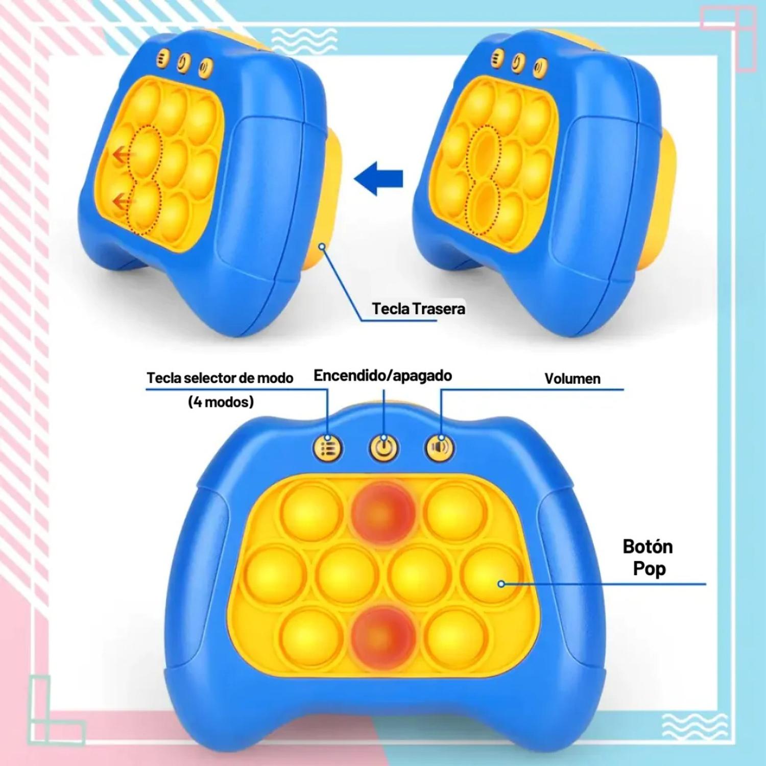 POPIT ELECTRONICO JUGUETE SENSORIAL POP-IT QUICKPUSH TIKTOK - 5