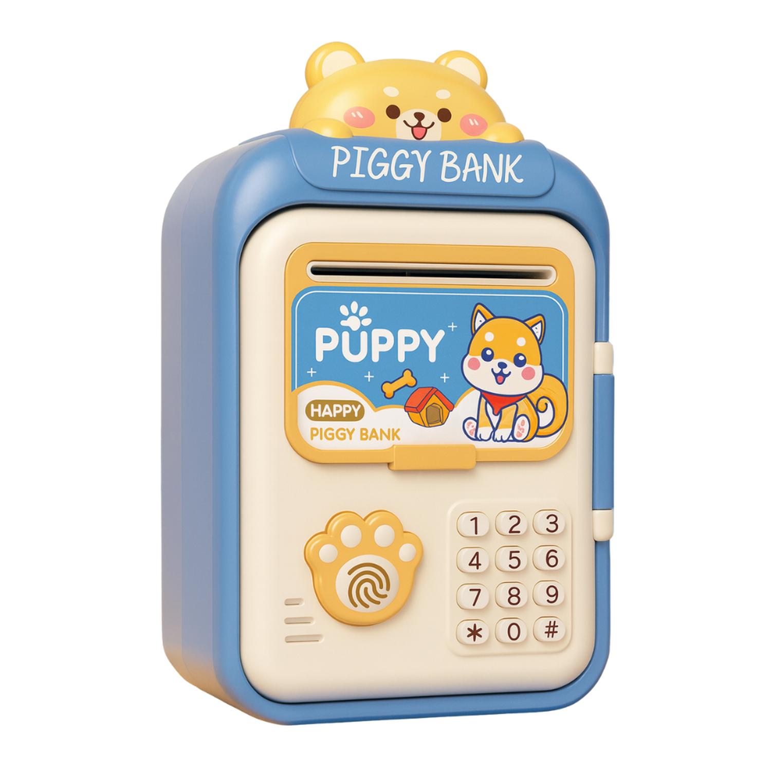 ALCANCIA GATO CAJA FUERTE KAWAII CONTRASEÑA SONIDO Y HUELLA - 1