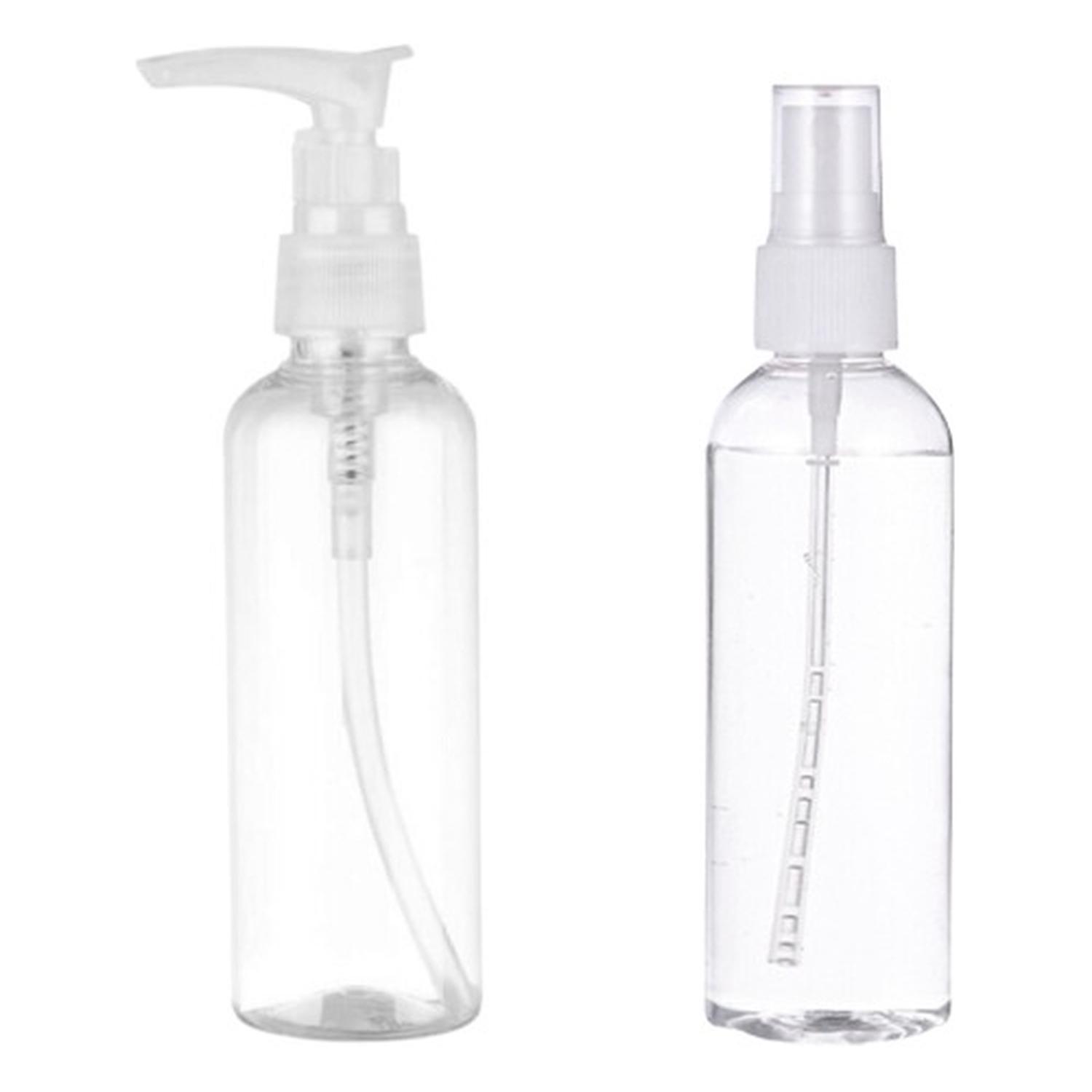 SET 2 BOTELLA DE VIAJE DUO 100 ML TRANSPARENTE - 1