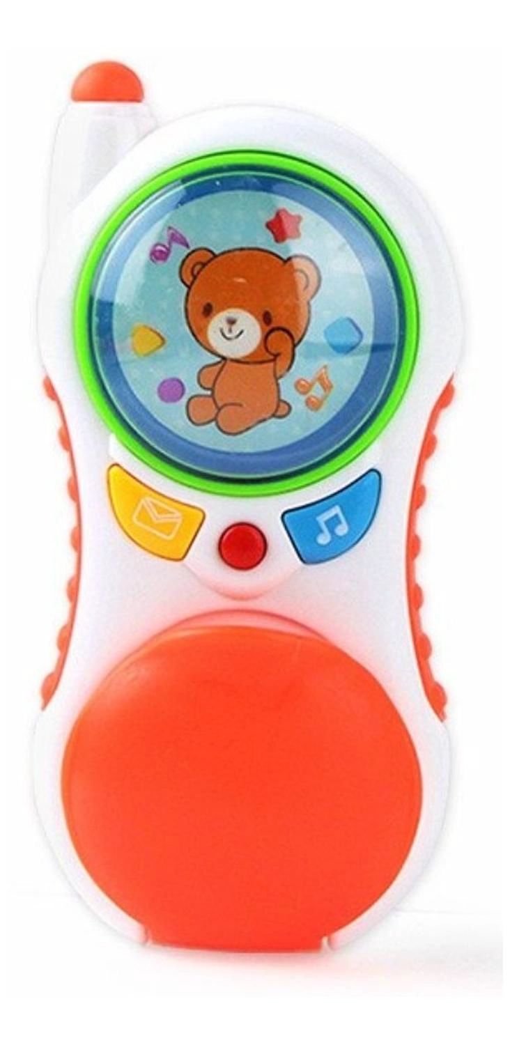 TELE FONO CELULAR BEBE JUGUETE FONO LUZ SONIDOS Y BOTONES - 3