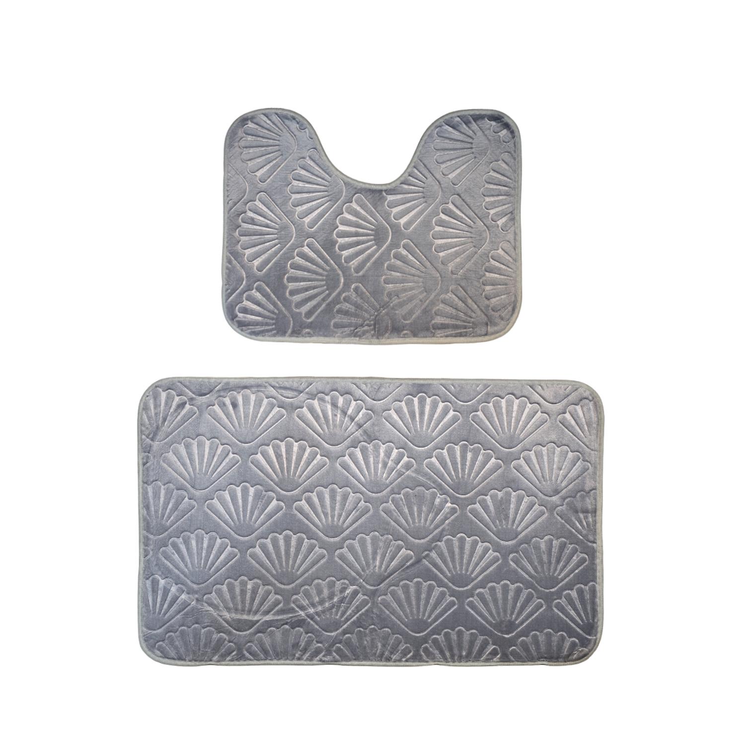 CONJUNTO DE 3 ALFOMBRA DE BAÑO SUAVES ABSORVENTES DISEÑO MAR - 5