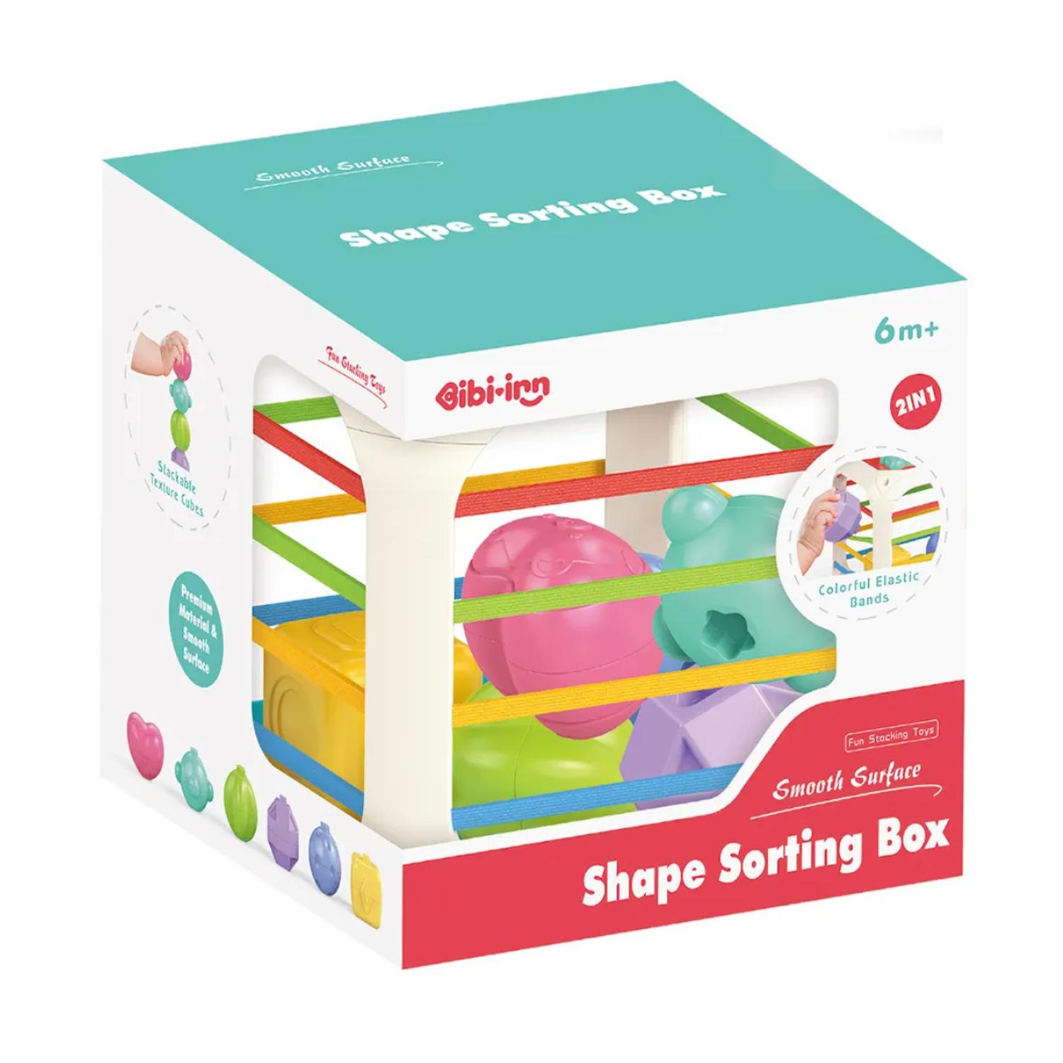 CUBO SENSORIAL DE CLASIFICACION CREATIVO EDUCATIVO BEBE - 1