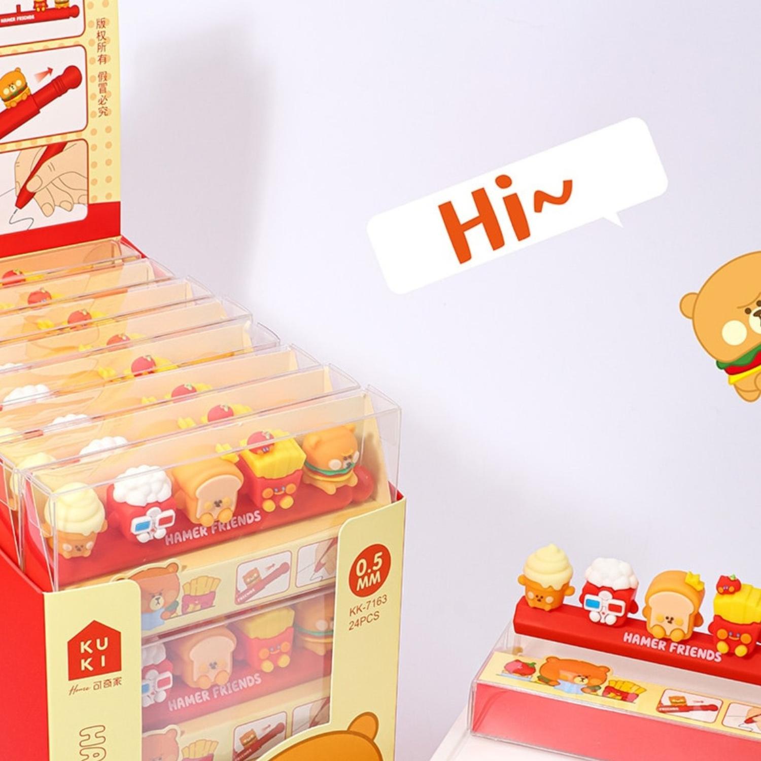 LAPIZ BOLIGRAFO CON MUÑEQUITOS COMIDA DE ADORNOS KAWAII - 6