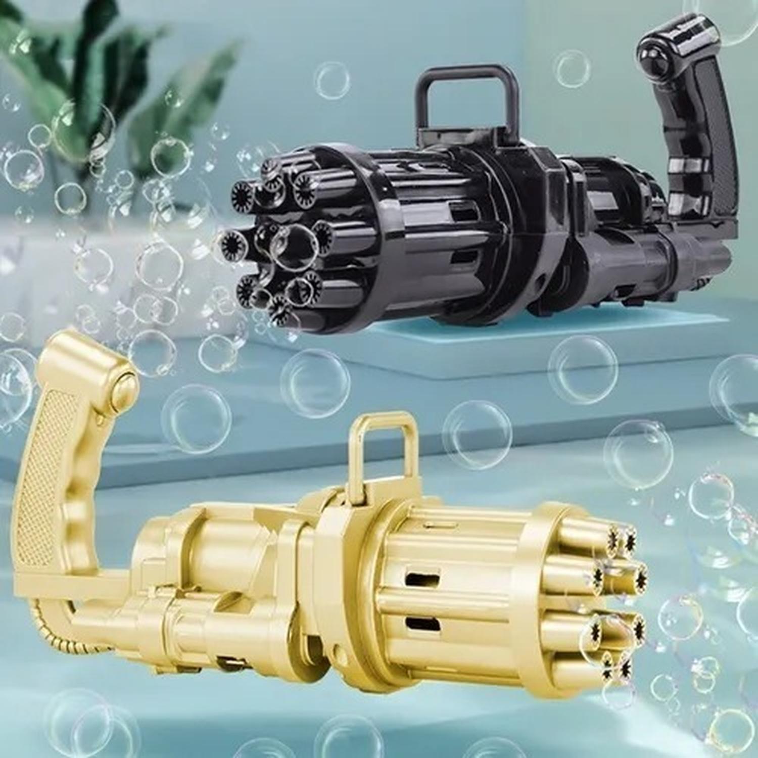 PACK JUGUETE MINIGUN LANZA BURBUJAS TIKTOK - 3