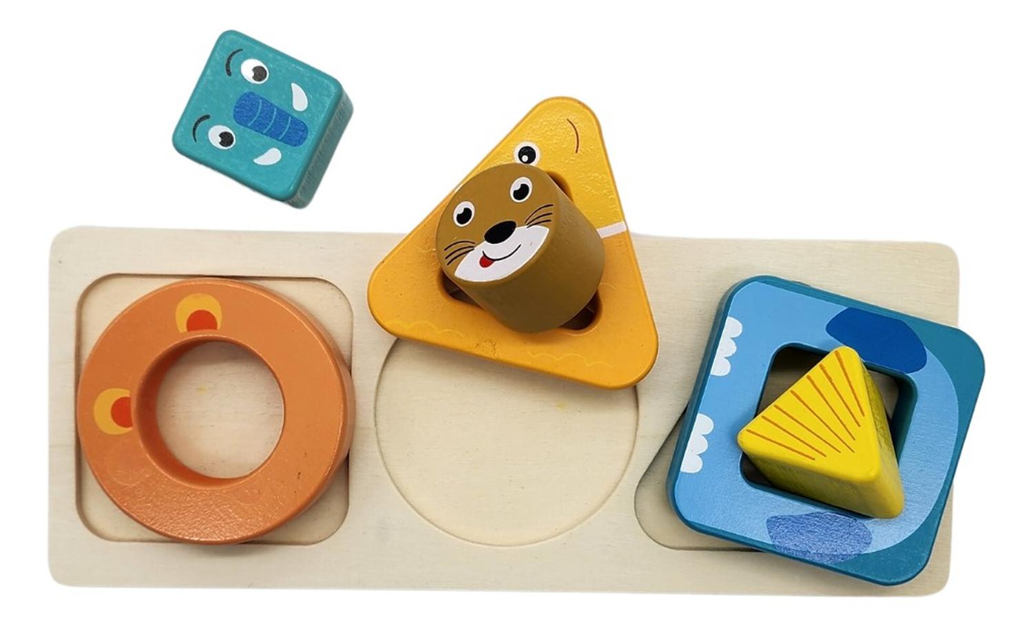 TABLERO DE ACTIVIDADES PARA NIÑOS BLOQUES DE ANIMALES - 1