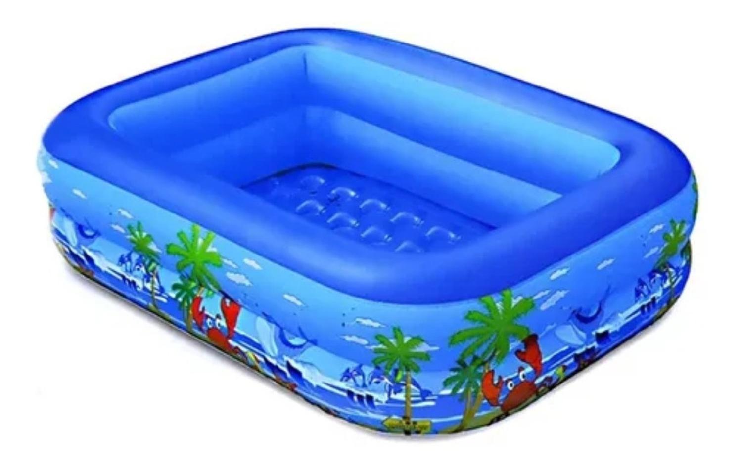 PISCINA INFLABLE NIÑOS PISCINAS RECTANGULAR 115CM - 2