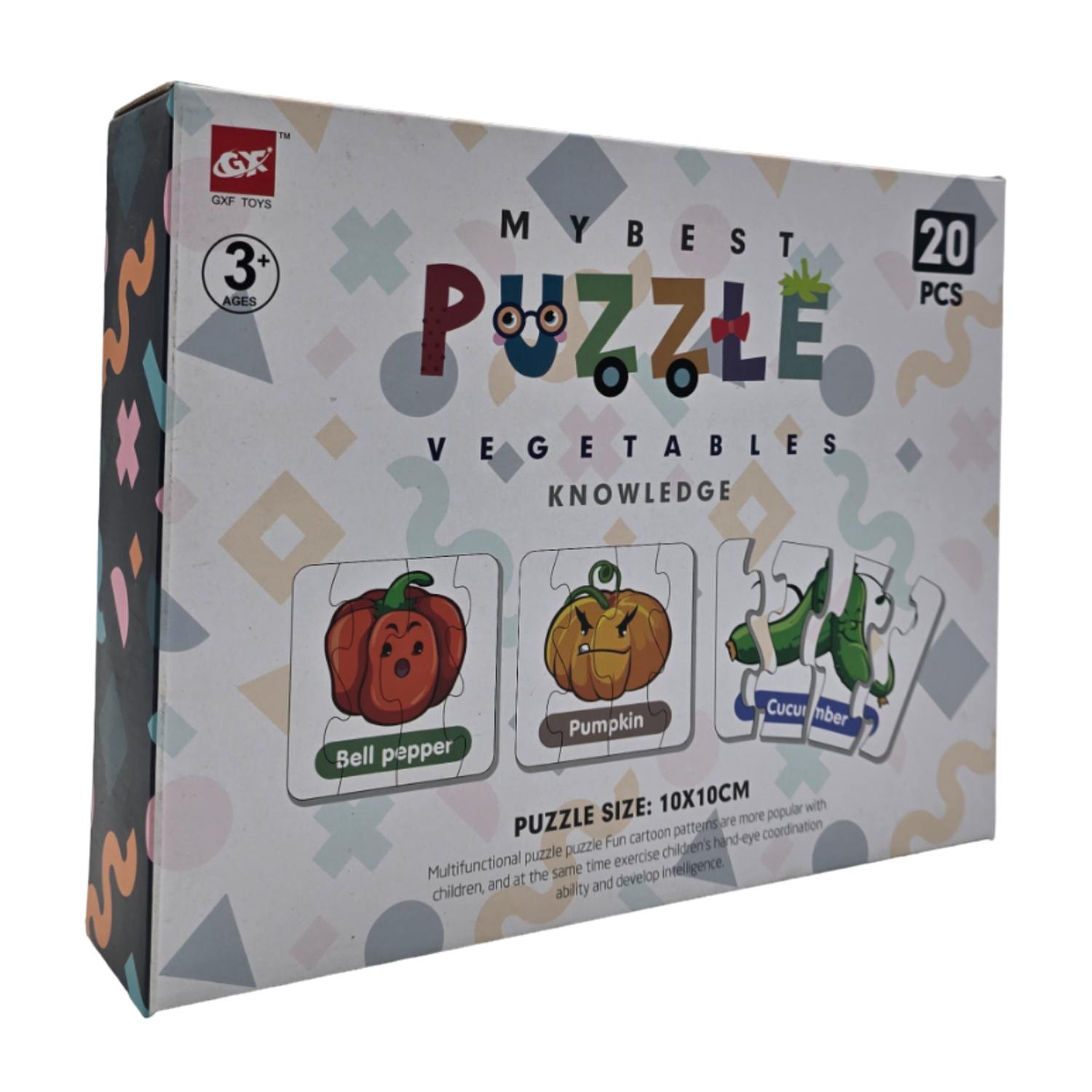 PUZZLE ROMPE CABEZAS DIDACTICO EDUCATIVO PARA NIÑOS 20 PCS - 1