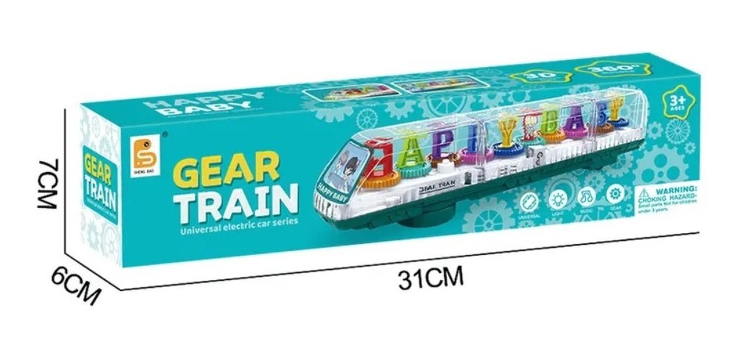 TREN EDUCATIVO TRANSPARENTE LETRAS Y NUMEROS LUMINOSO - 4