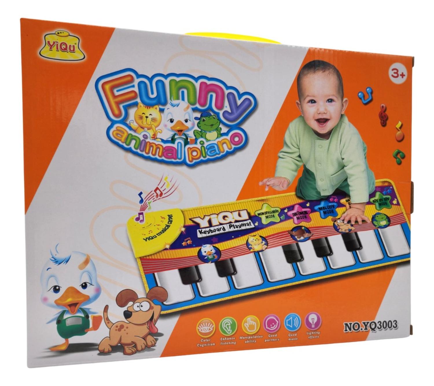 ALFOMBRA MUSICAL PIANO ANIMAL PARA BEBE JUEGA Y APRENDE - 2