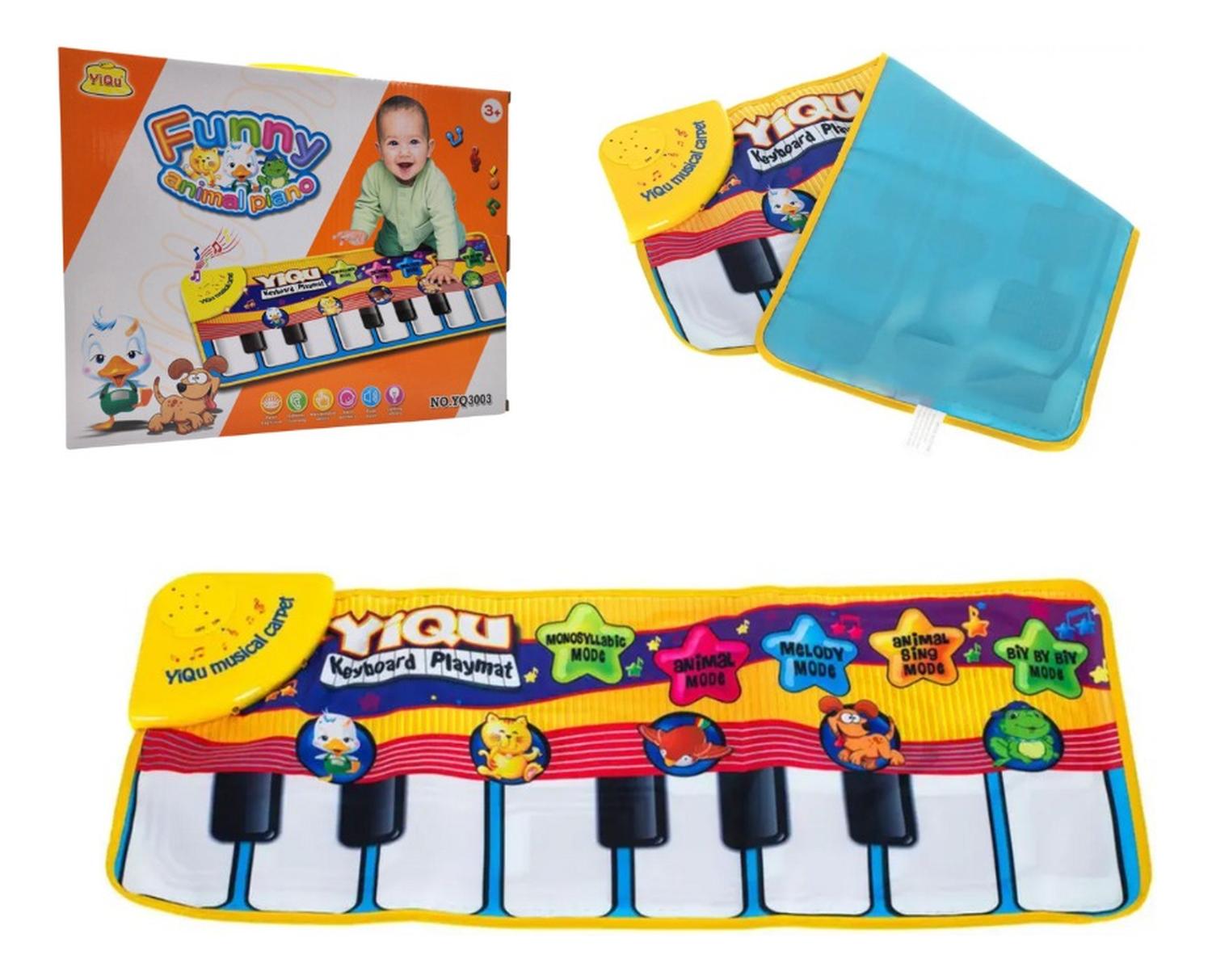 ALFOMBRA MUSICAL PIANO ANIMAL PARA BEBE JUEGA Y APRENDE - 6