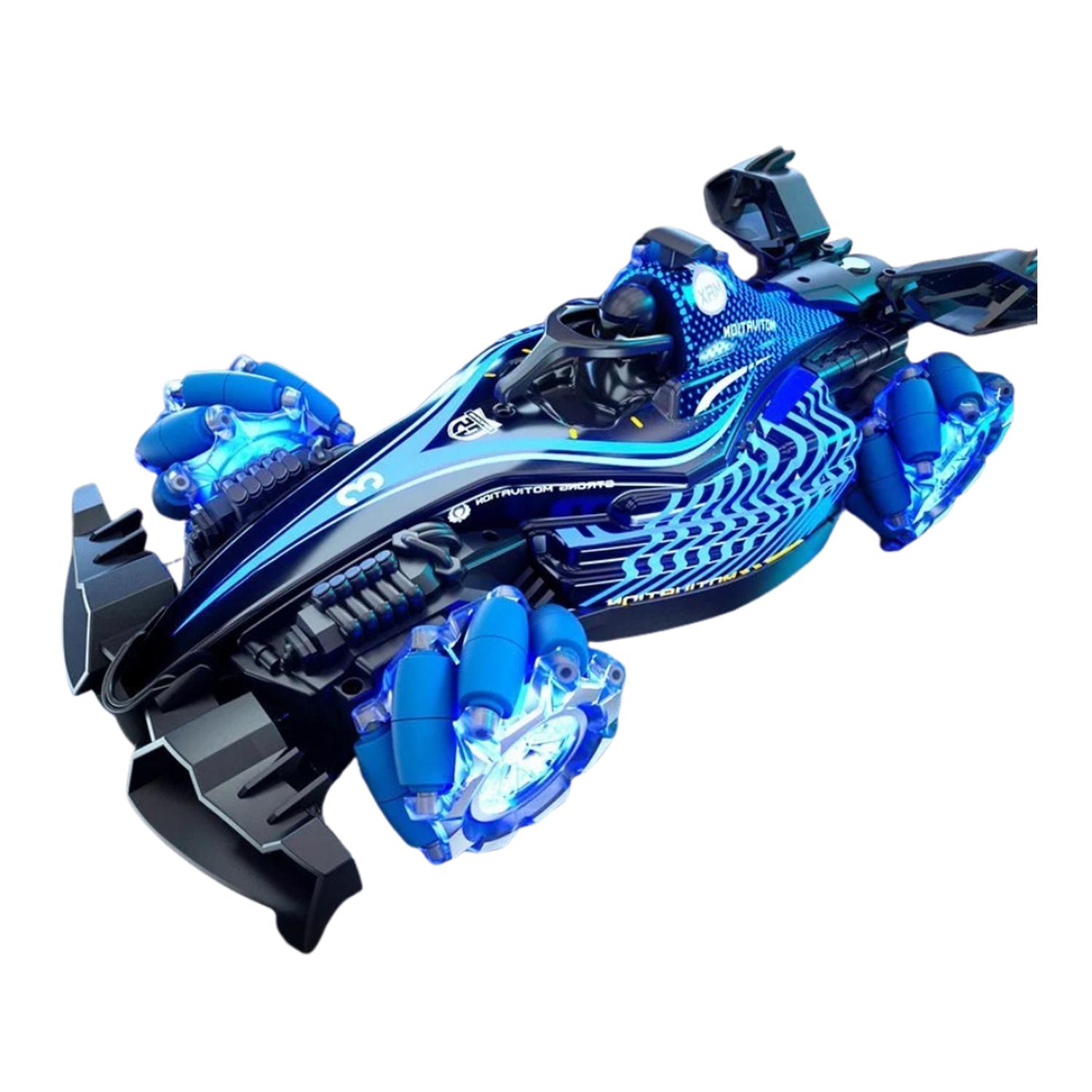 AUTO A CONTROL REMOTO RC F1 CON VAPOR LUZ Y GIROS STUNT CAR - 1