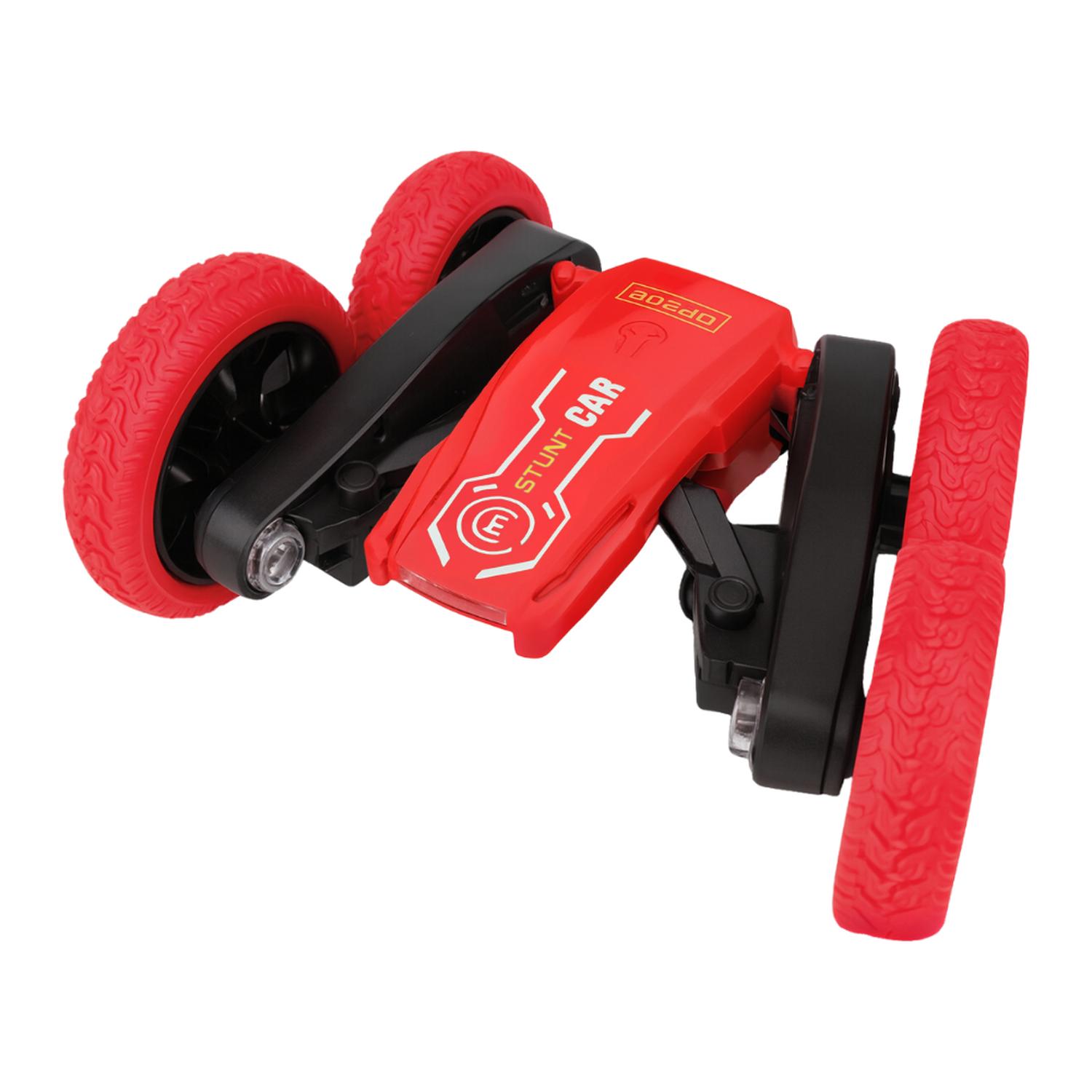 AUTO A CONTROL REMOTO ACROBATICO RC RUEDAS PLEGABLES LUCES - 1