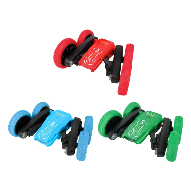 AUTO A CONTROL REMOTO ACROBATICO RC RUEDAS PLEGABLES LUCES - 3