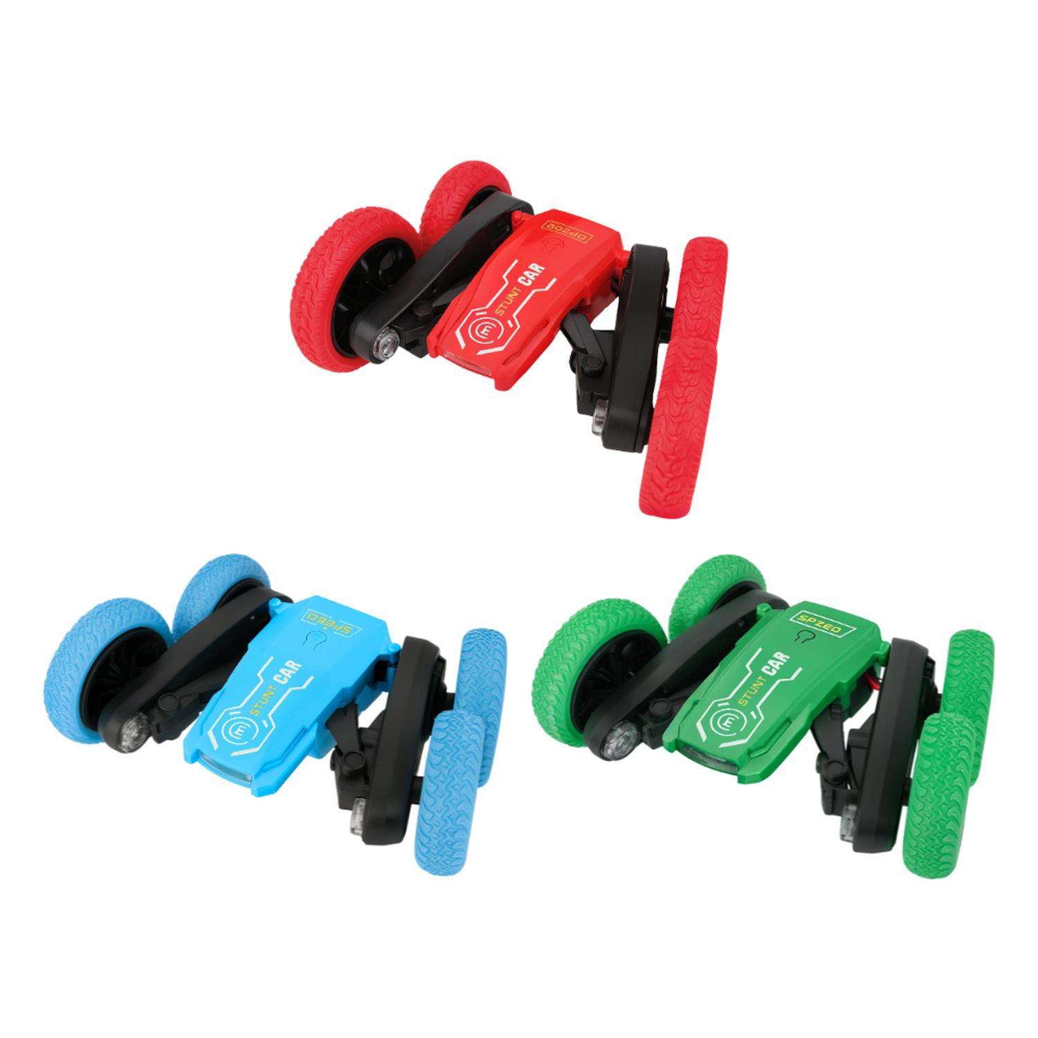 AUTO A CONTROL REMOTO ACROBATICO RC RUEDAS PLEGABLES LUCES - 3